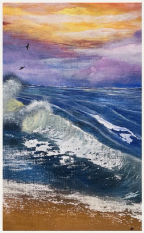 Wave at Dusk