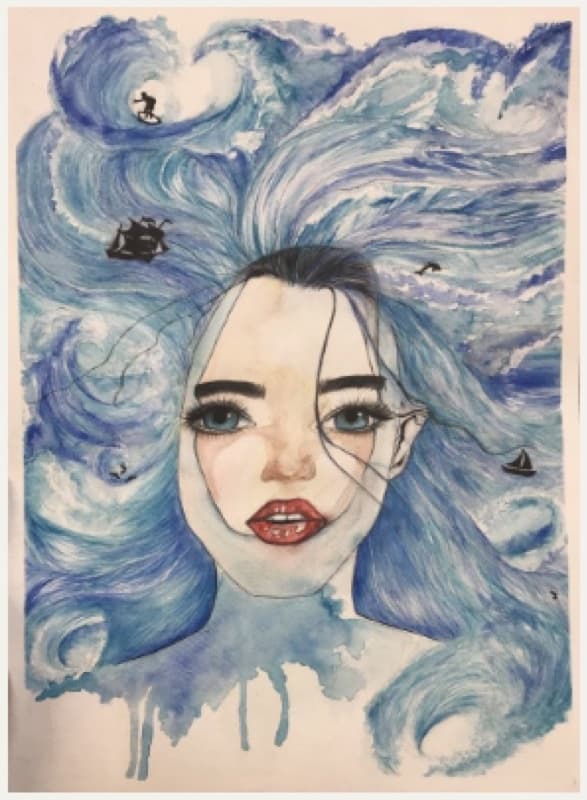 Ocean in Her Hair